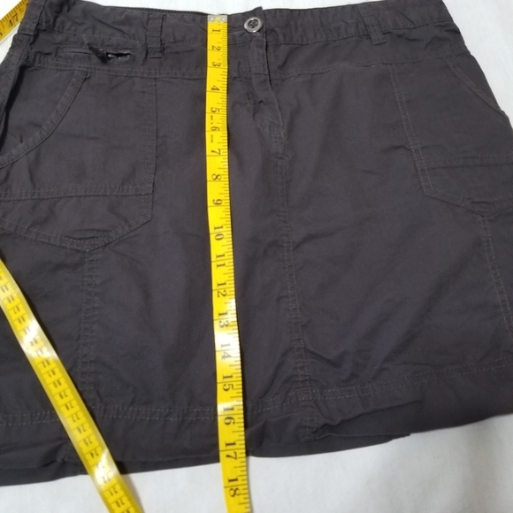 Dalia Collection Cotton Brown Skirt Size 12 - Picture 4 of 11